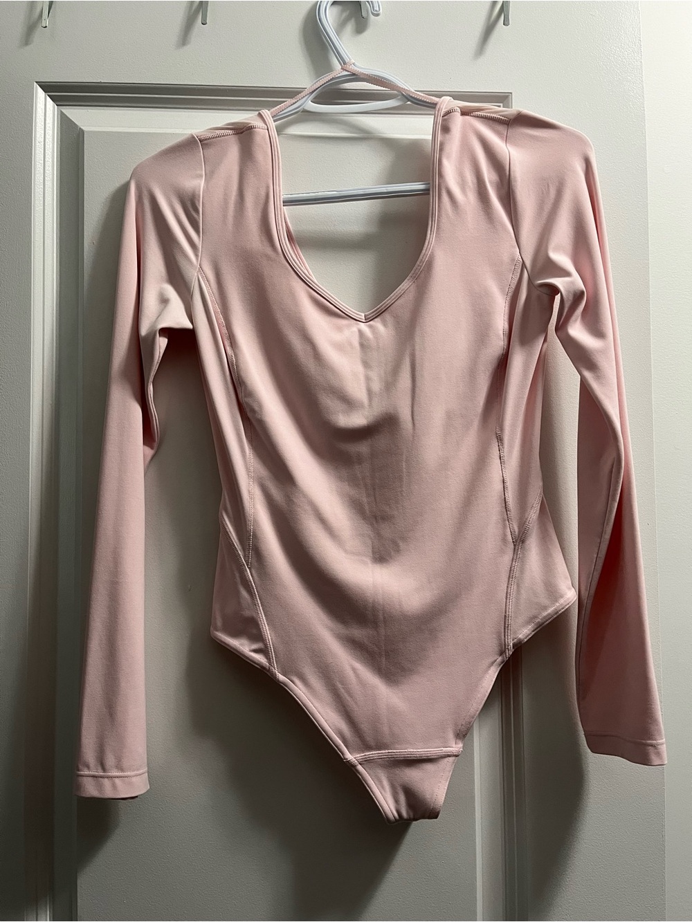 Lululemon Align Mesh Bodysuit | Long Sleeve Pink Women's Bodysuit